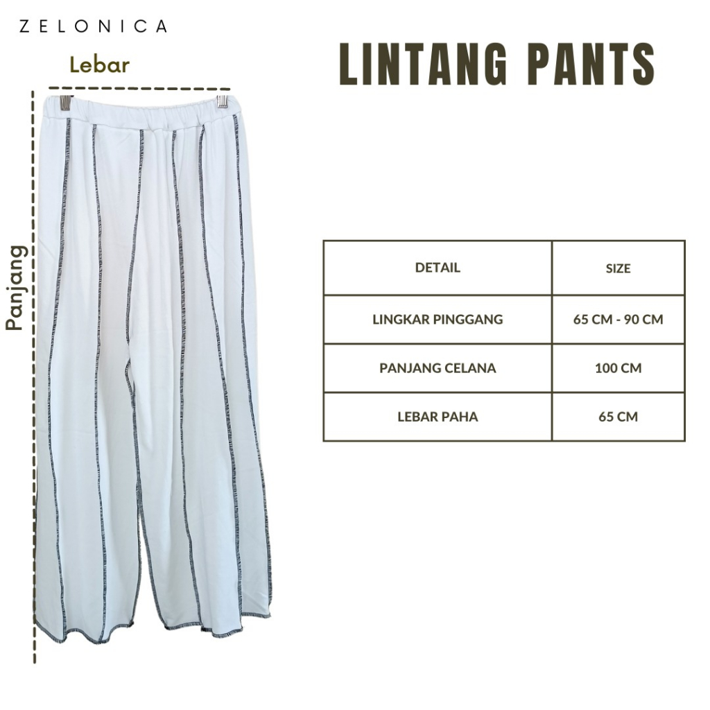 Lintang Pants Celana obras Thezelonica