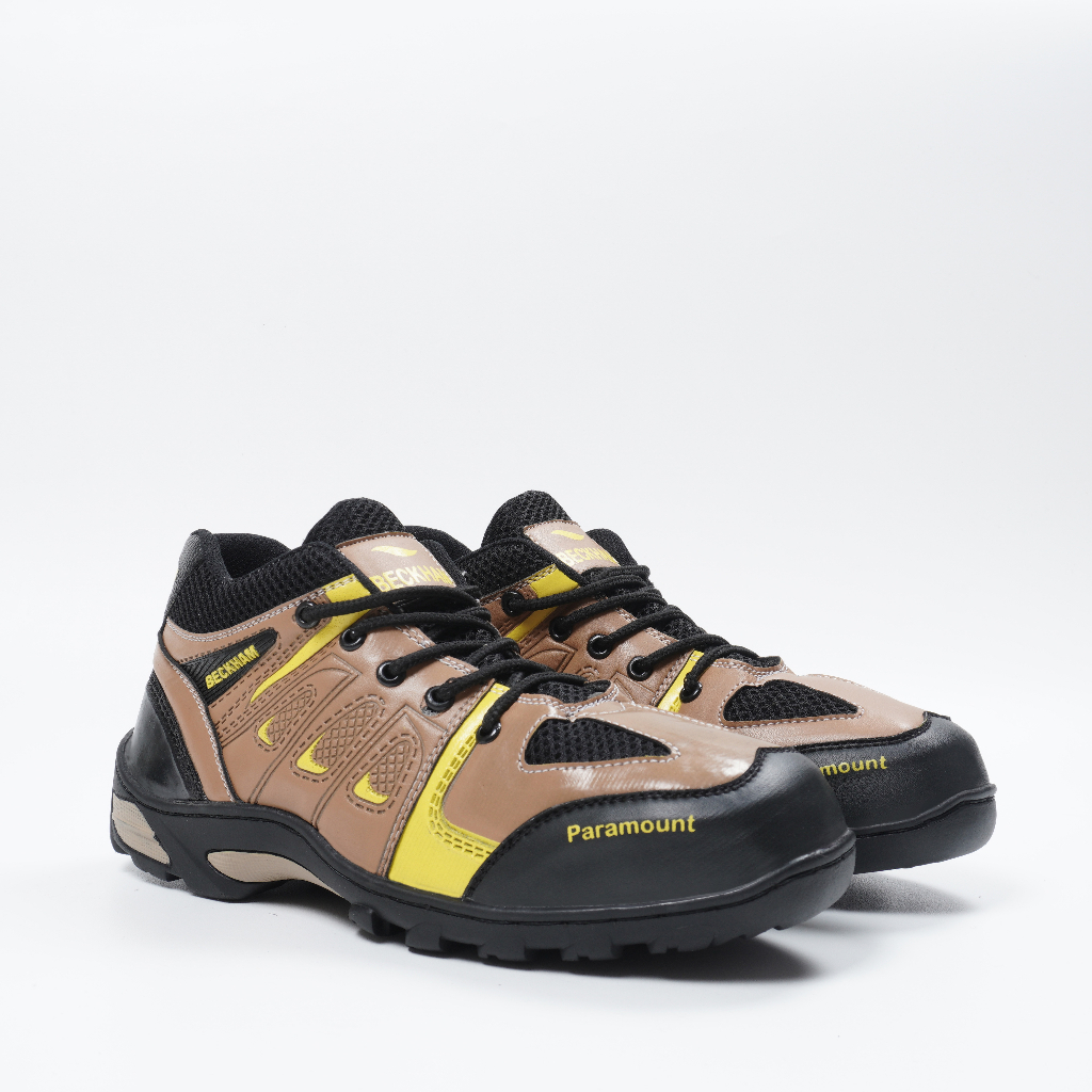 MS SHOP - Sepatu Gunung Pria BECKHAM Low Boots Safety Pendek Hiking Bikers Olahraga Outdoor