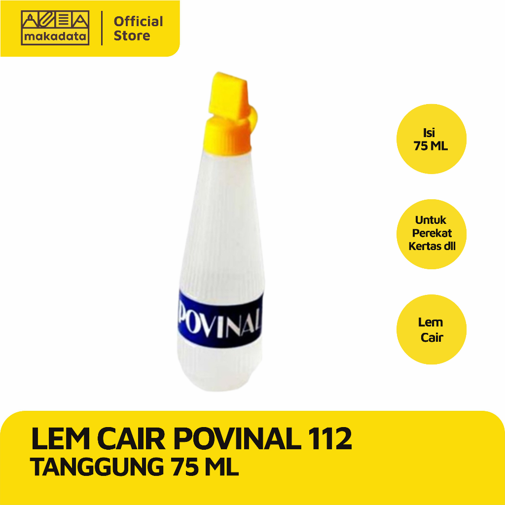 

GLUE / LEM CAIR POVINAL 112 TANGGUNG 75 ML MURAH
