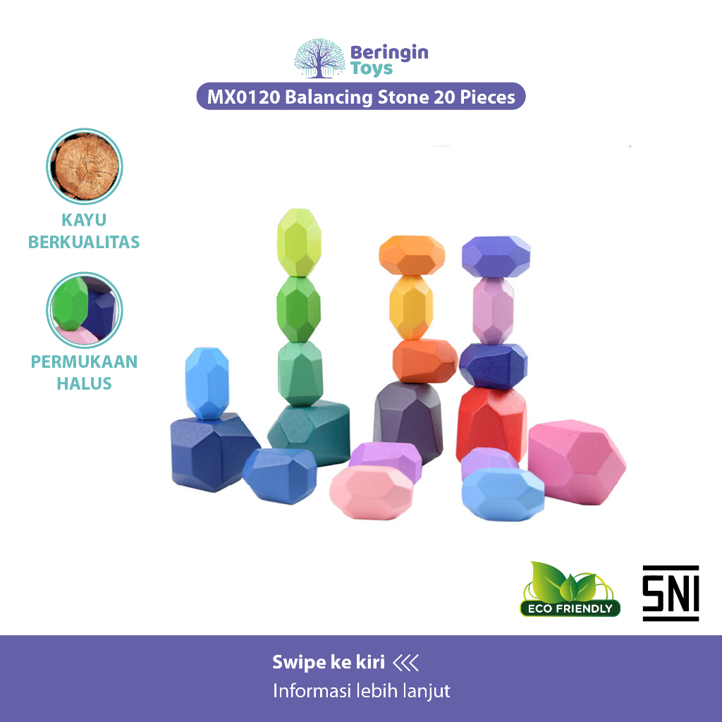 Mainan Edukasi - Balancing Stone MX0120/MX0111 - Mainan Puzzle