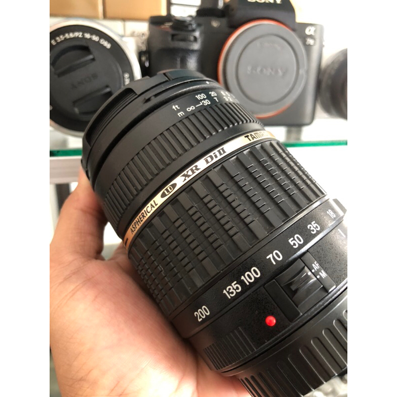 lensa canon tamron AF 18-200mm f/3.5-6.3 (IF) macro