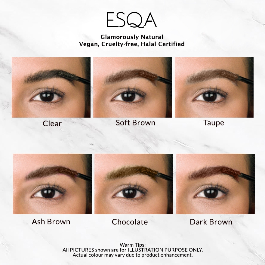 ❤ MEMEY ❤ ESQA Freeze Tinted Brow Mascara