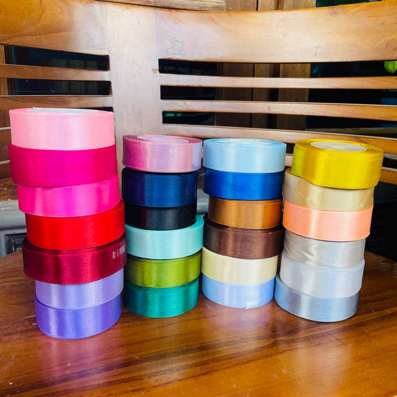 

(1 Meter) Pita Satin Ribbons Bucket 3/4inch (2cm)
