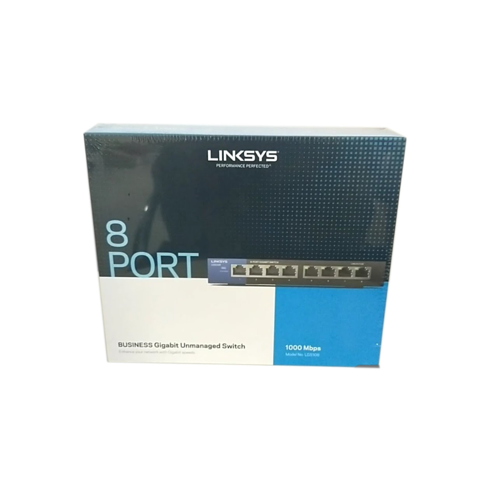 Business Switch LINKSYS LGS108 8 Port Gigabit (10/100/1000Mbps)