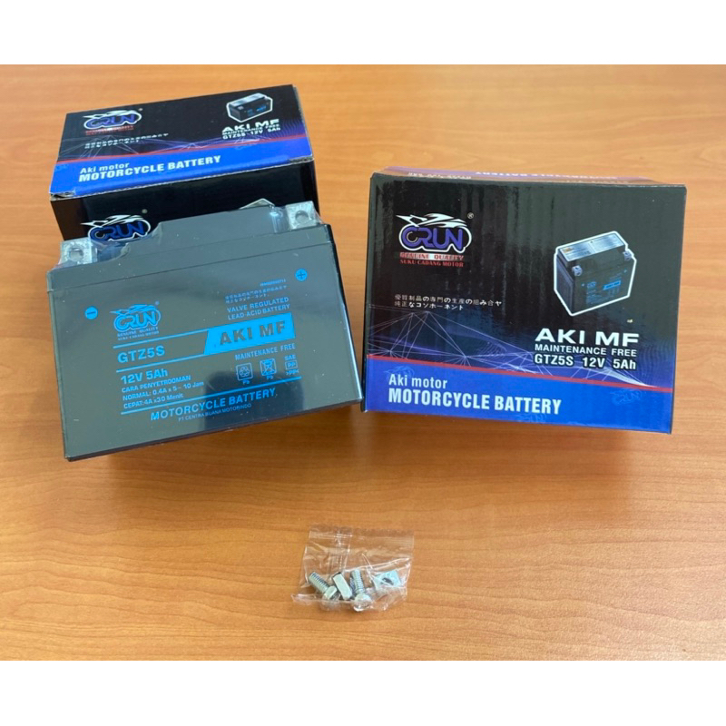 Murah (Crun/Cbm) Aki Motor Vario Beat Gtz5S Gtz4V Ytz5S Ytz4V Karisma Genio Revo Blada / Mio J Byson