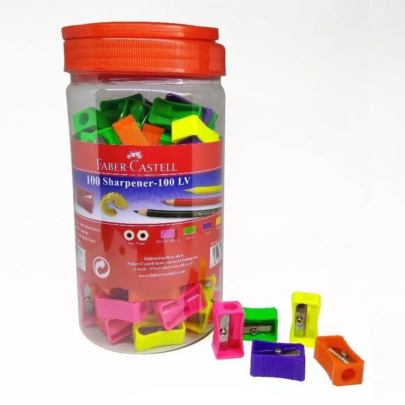 

Faber Castell Sharpener 100LV (1 PCS ) Faber Sharpener Rautan Pensil Faber Rautan Pinsil Serutan Pensil Anak Sekolah Perlengkapan Stationery ATK Office Kantor