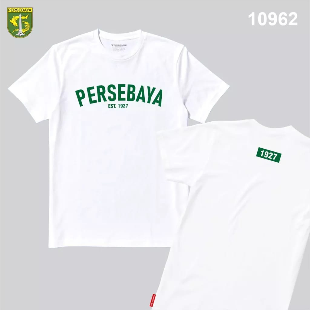 Kaos PERSEBAYA  1927 Baju Supporter Bola Bonek Surabaya Liga Indonesia Tshirt Pria Wanita Cowok Cewe