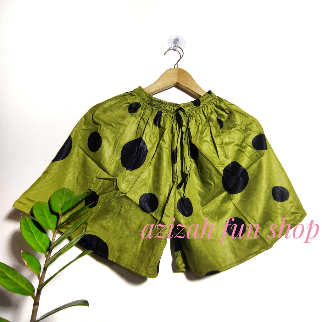 Hot Pants Celana Pendek Santai Wanita Jumbo Tie Dye Bahan Rayon