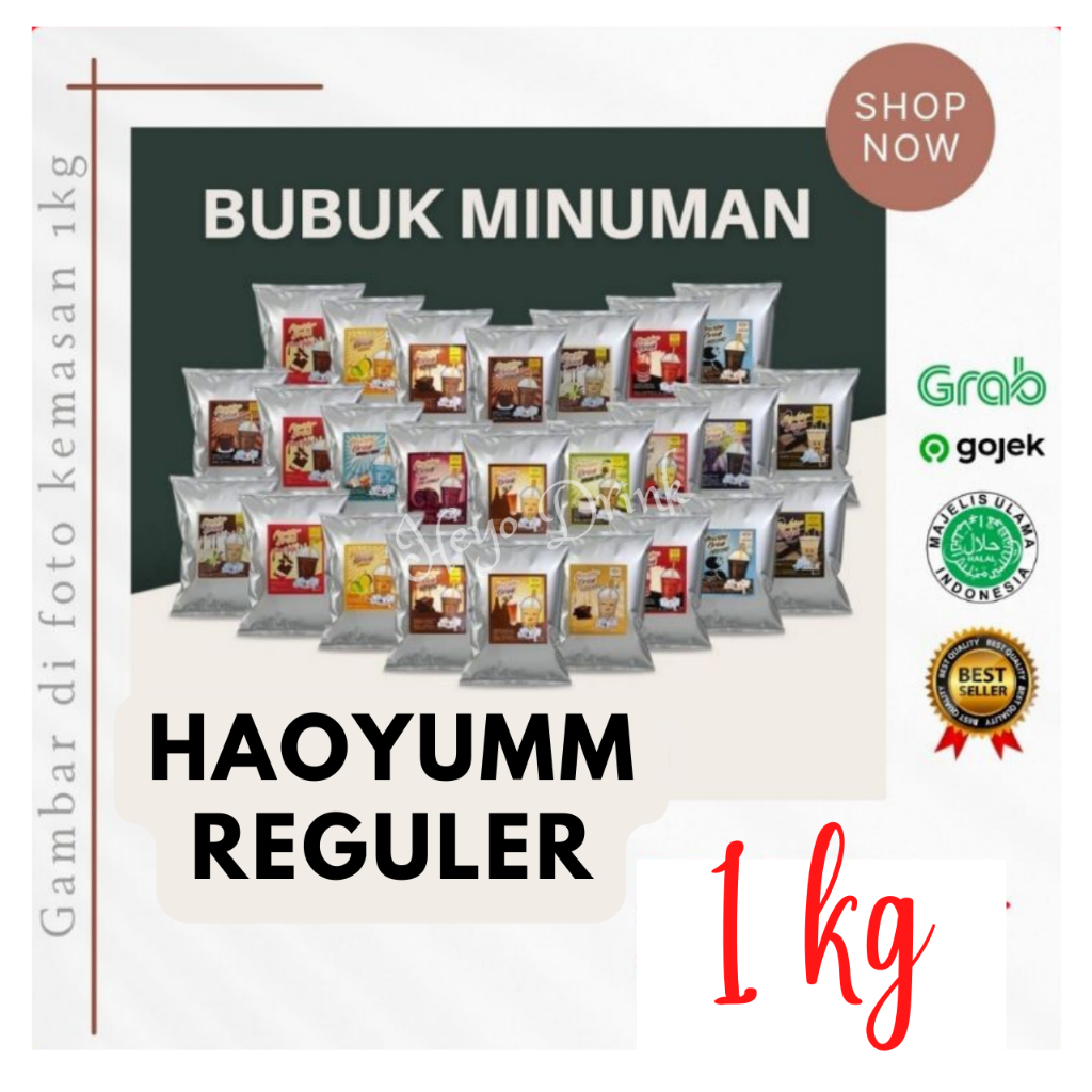 

[1 KG] Haoyumm Bubuk Minuman Rasa KUE (HY)