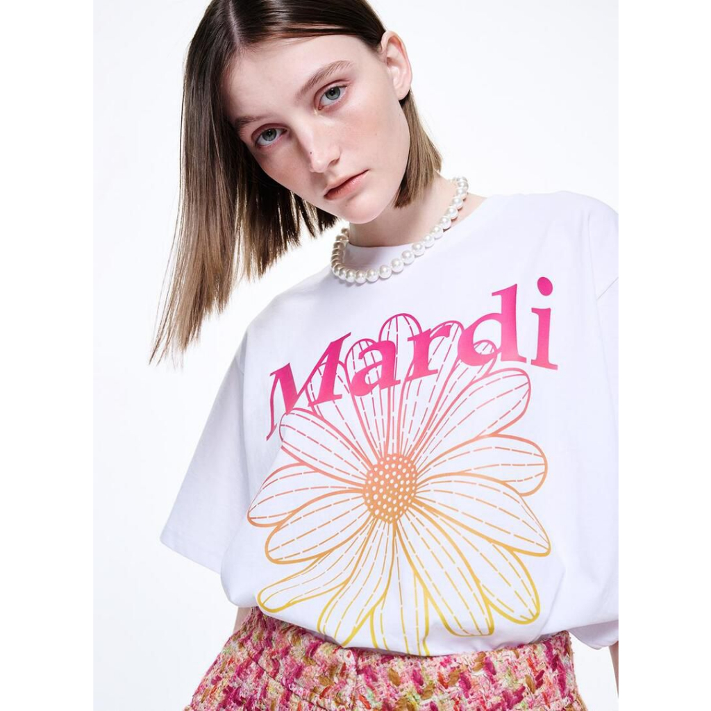 Mardi Mercredi Flower Gradation Tshirt