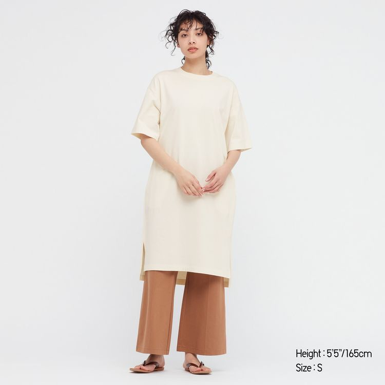 Uniqlo Crew Neck Short Sleeve T Dress