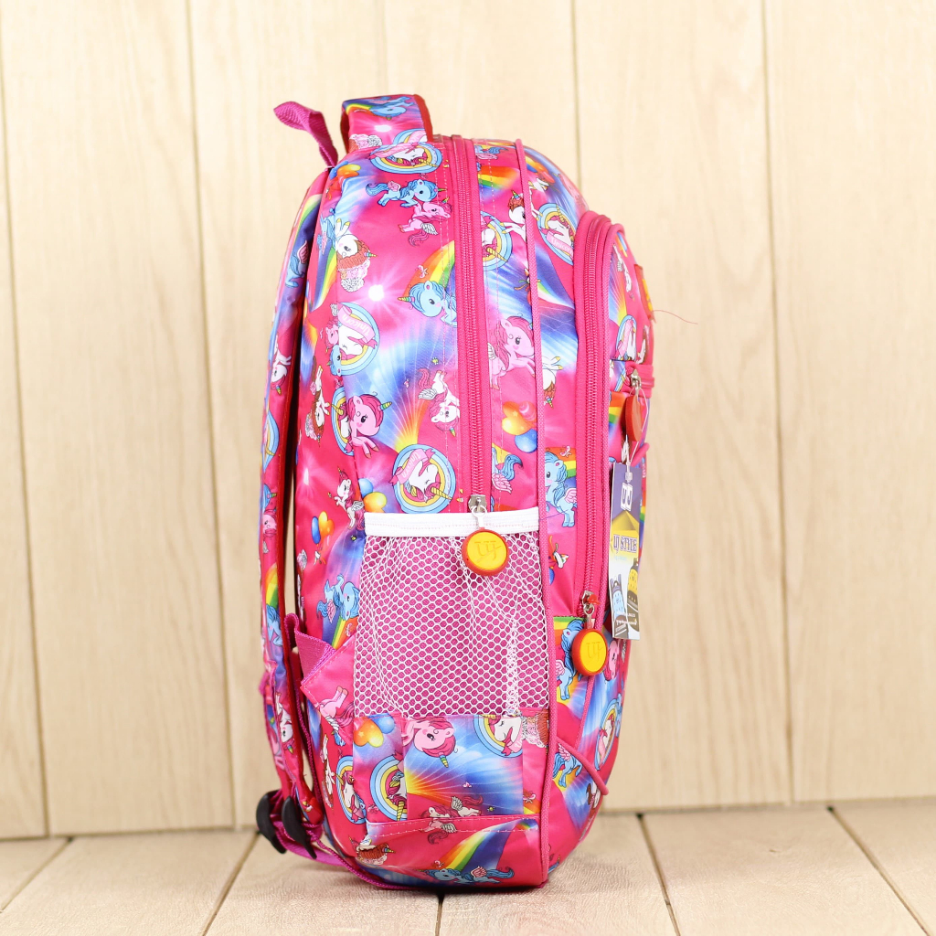 Ransel Anak Perempuan Lucu UJ Stylee Kuda Pony Pink Pink Tas Sekolah Cantik Anak SD Free Tempat Pensil Raincover Imut Termurah Ransel Ngaji Anak