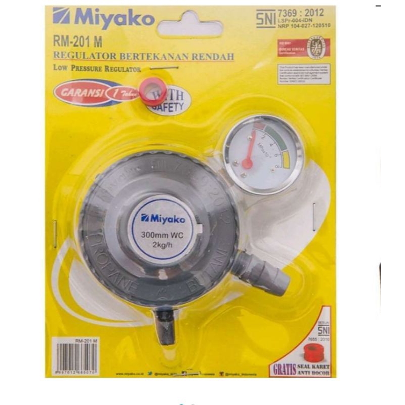 REGULATOR GAS MIYAKO RM-201M/ GAS REGULATOR MIYAKO RM-201 M RM201M