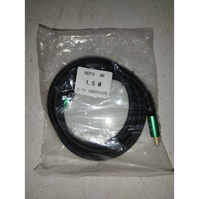 SKU-1257 KABEL HDMI 1.5 M 8K V2.1 ULTRA HD PREMIUM KABEL 1.5 METER