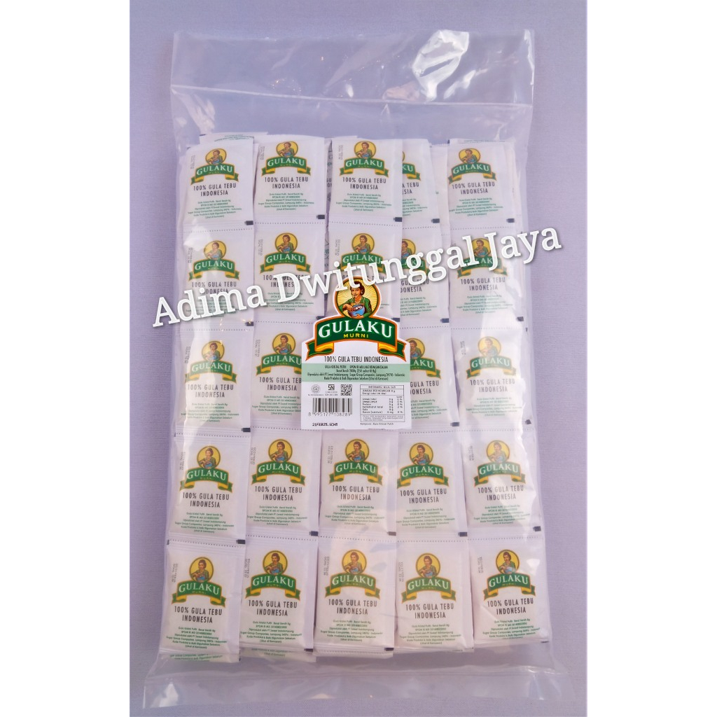 Gulaku Sachet 250 x 8gr - Pack (1 Pack isi 250 sachets)