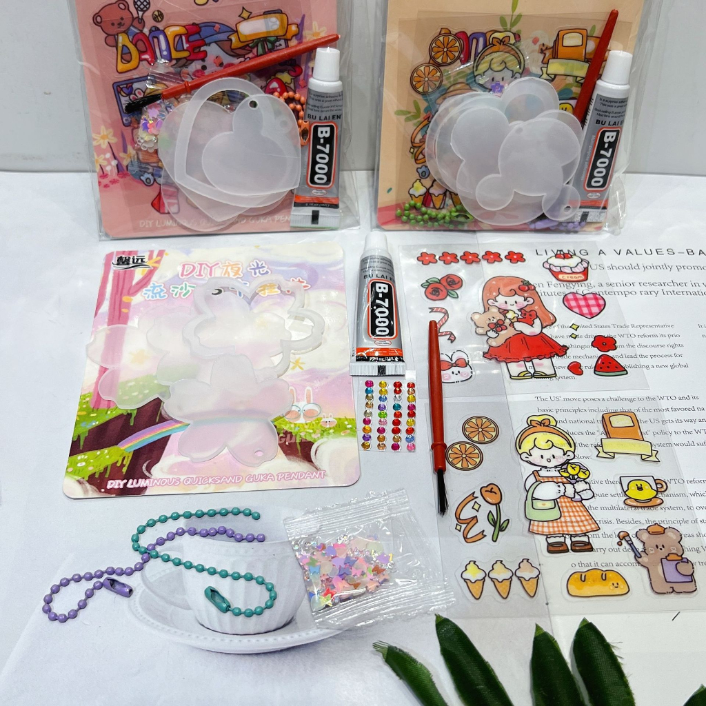 DIY GANTUNGAN KUNCI / DIY KEYCHAIN / MAINAN EDUKASI ANAK