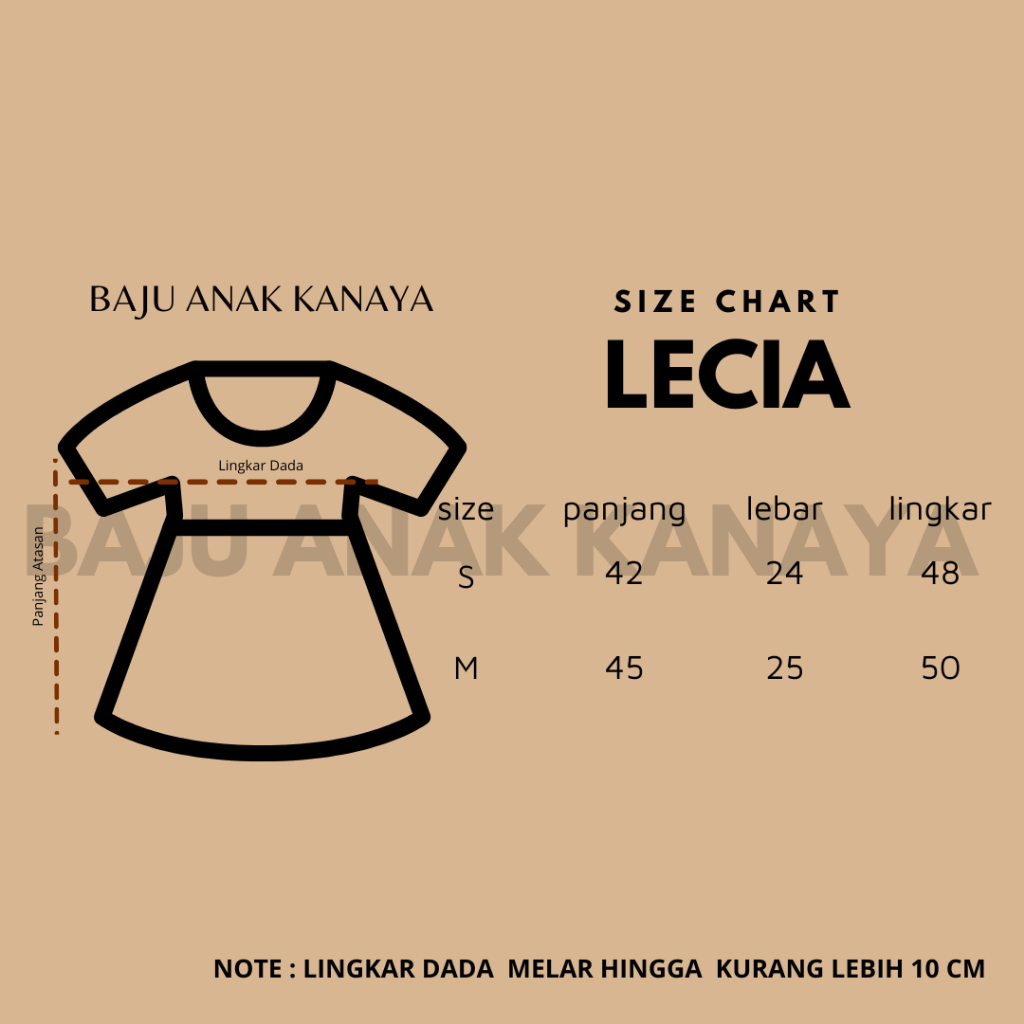 3-18 BLN DRESS BAYI LECIA DRESS BAYI PEREMPUAN