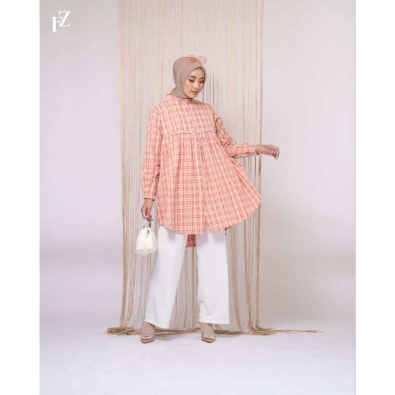 Atasan Wanita Terbaru Cellina Tunik by Alyra Fashion