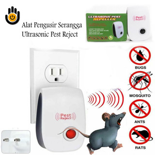 Perangkap Nyamuk Alat Pengusir Serangga Nyamuk Anti Tikus  Kecoa Hama Pest Reject Ultrasonic  Repeller Elektronik