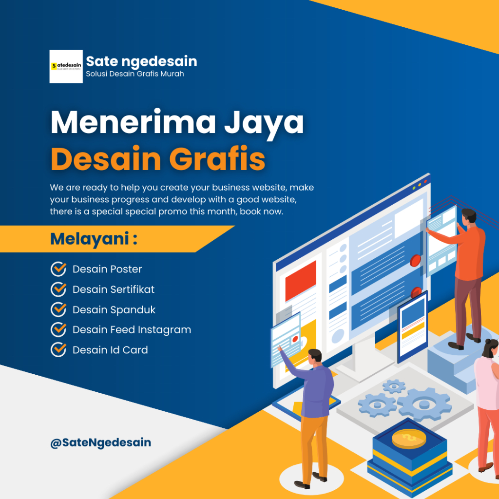 Jasa Desain Grafis Undangan Nikah, Feed Instagram, Banner, CV, Poster, Stiker (Bisa Custom Desain)