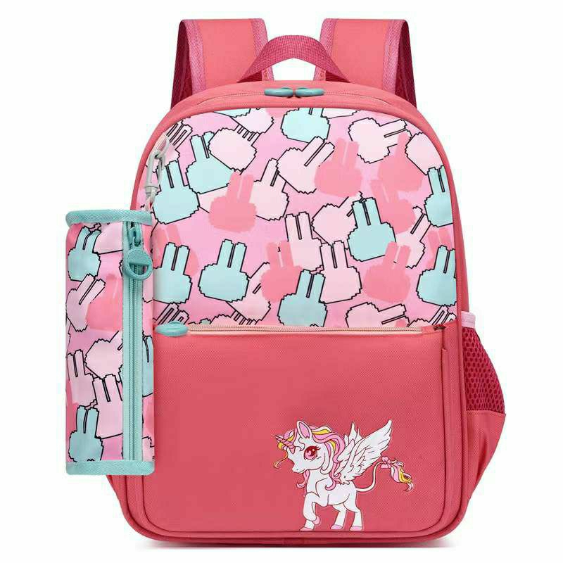 Tas Ransel Sekolah Anak-Anak / Tas Anak Sekolah / Tas Sekolah Anak / Kado Untuk Anak Motif Kelinci