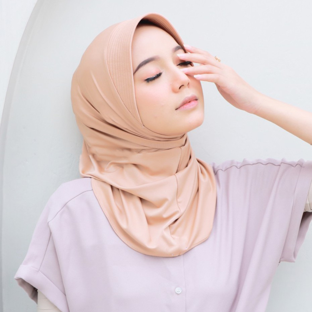 JILBAB PENDEK SPORT JERSEY HIJAB SPORTS AULIA TEBAL OLAHRAGA ANAK SEKOLAH DEWASA KENAN