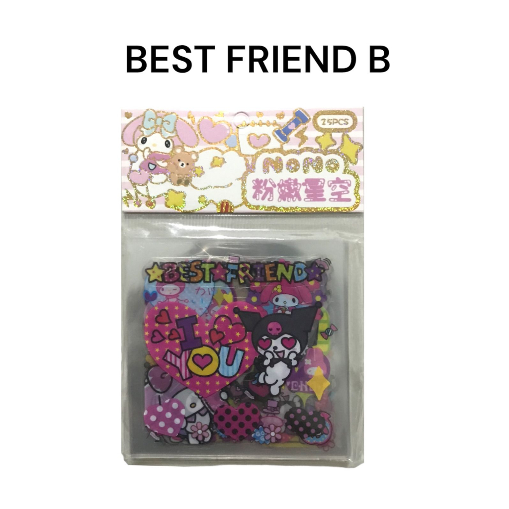 ♥DPS829♥Stiker kartun lucu stiker alat tulis stiker 25 lembar stiker tahan air N18