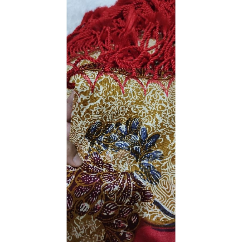 Gendongan Jarik Rumbai gendongan Bayi dan Anak Batik Halus 215x110cm / Kain Panjang Batik ukuran jumbo