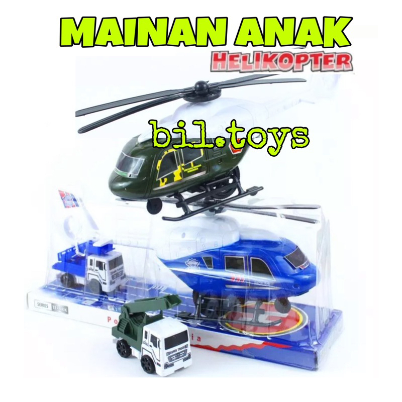 MAINAN ANAK HELIKOPTER DAN MOBIL KEMASAN MIKA MT91
