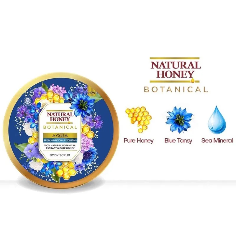 Natural Honey Botanical Body Scrub 200ml