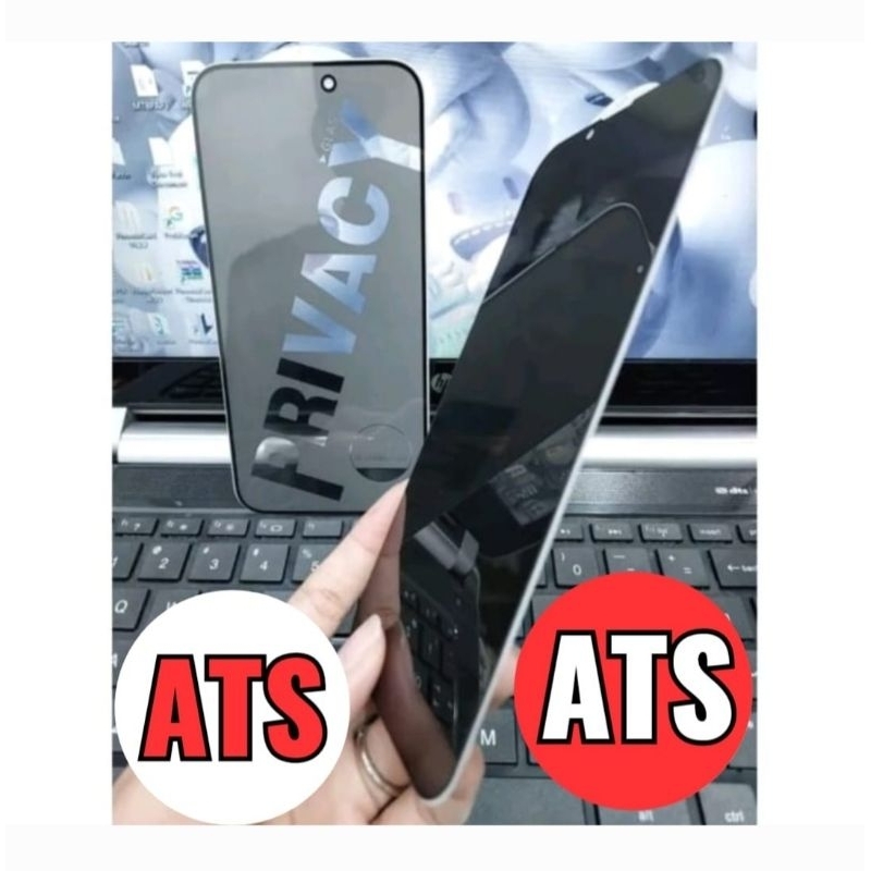 Tempered Glass Kaca Anti-Spy Samsung A7 2018, A3S, A5 2020, A5S, A7, A9 2020, A1K, A12, A15, A15S, A16, A16E, A16K, A17, A57, A77S, F9, Y01, Y02, Y12, Y12S, Y15, Y15S, Y16, Y17, Y22, Y35, C3, C11, C30, C30S, C31, C33, C35, C55, A04, A13, A14, A24, A34,A54