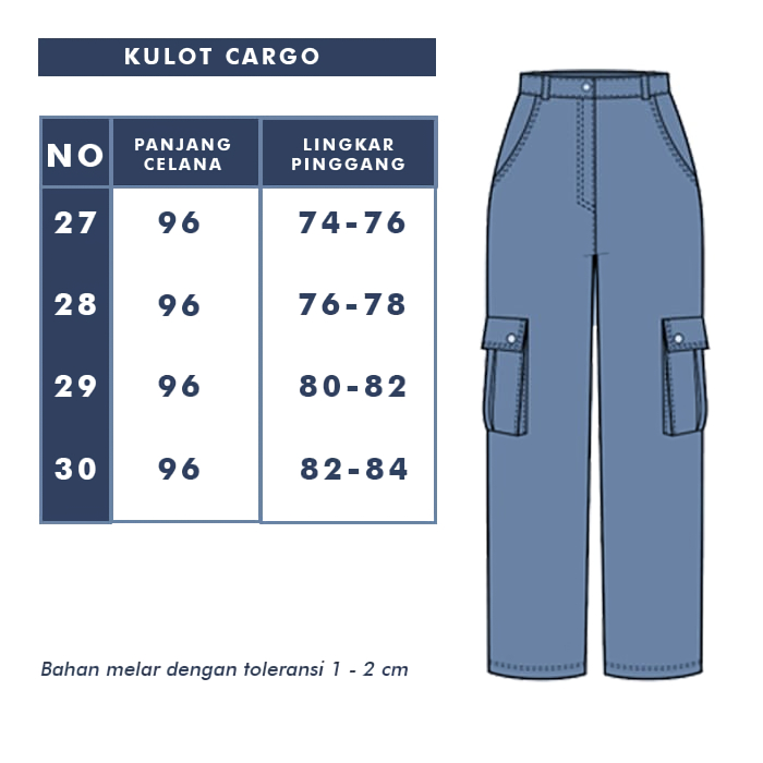 celana panjang jeans cargo wanita kulot higwaisht casual kekinian