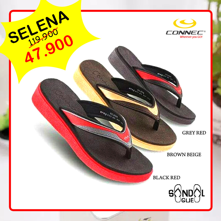 PROMO SANDAL WANITA KEKINIAN CONNEC VIONIC SEDONA BELIZE SELENA 100% BARU