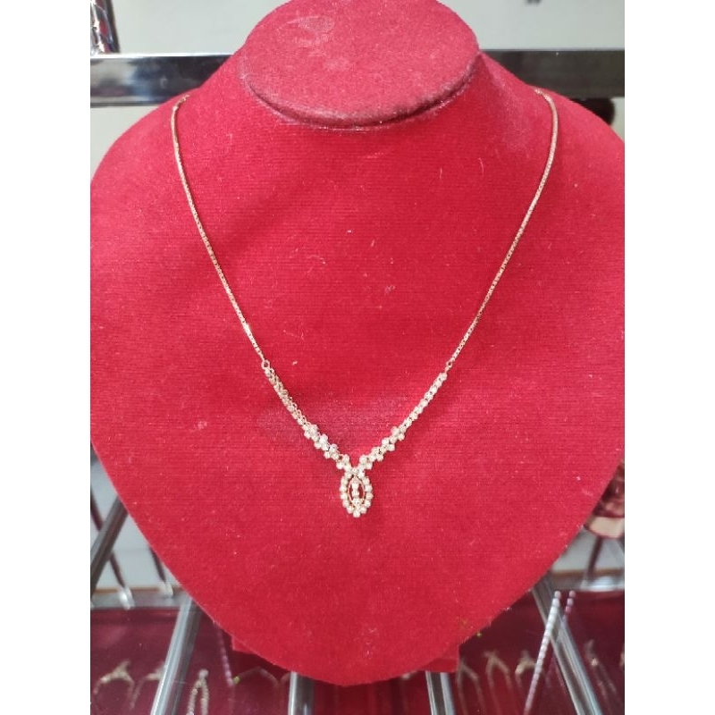 Tura/kalung berlian model tang