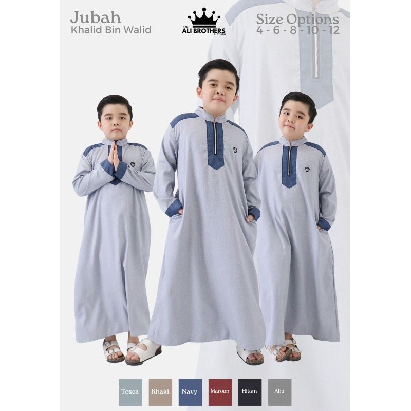 Jubha Khalid bin Walid by Ali Brother / Gamis koko khalid bin walid jubah gamis