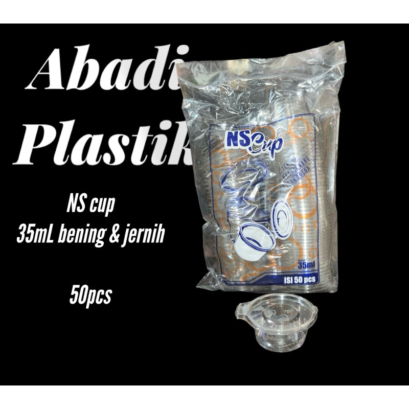 CUP SAMBEL 35ML/ NS CUP / SAUCE CUP / TEMPAT SAMBEL 35 ML