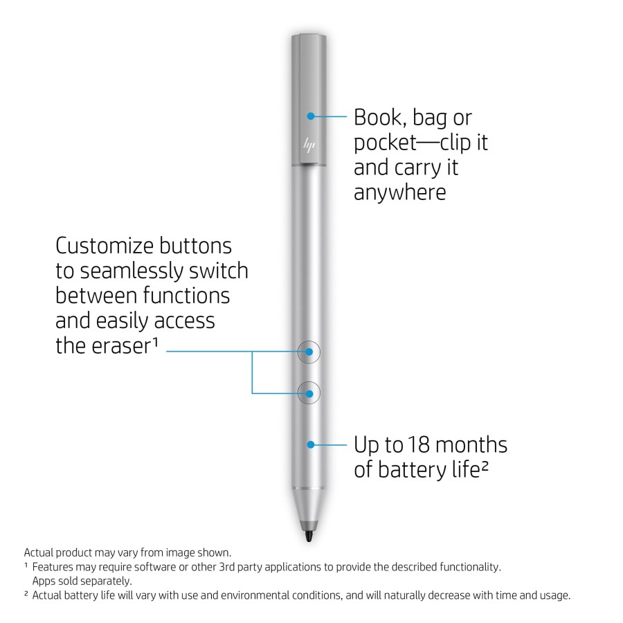 Hp Stylus Pen Acitive With Battrey Original