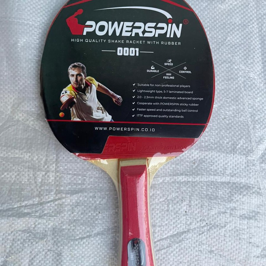 Bat Bet Tenis Meja Bat Pingpong Powerspin 0001 /Bet Power Spin 0001