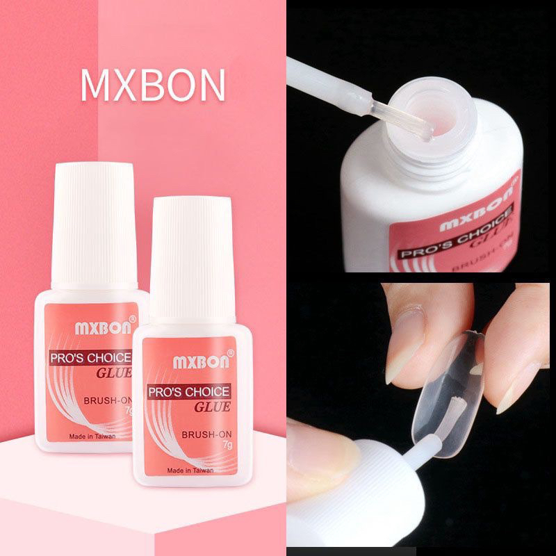 Nail Glue Lem Kuku Palsu 7gr Lem Aksesoris Nail Art Glue Manicure MxBon Lem Kuku Cair