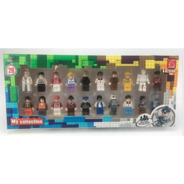 Promo Motif Block Orangan Motif Brick pcs Orang Lego 20 orangan / Lego Limited Orang