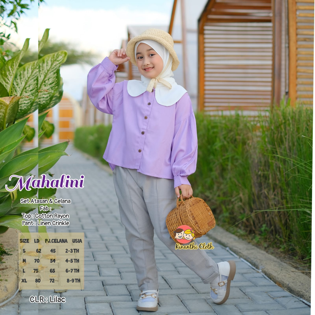 Mahalini Kids One Set Muslim Original Produk By Kinanthi