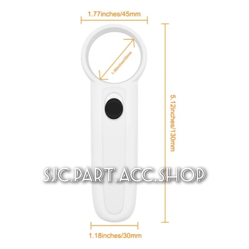 KACA PEMBESAR MG6B-2 MULTIPLE 15X DIAMETER 37MM