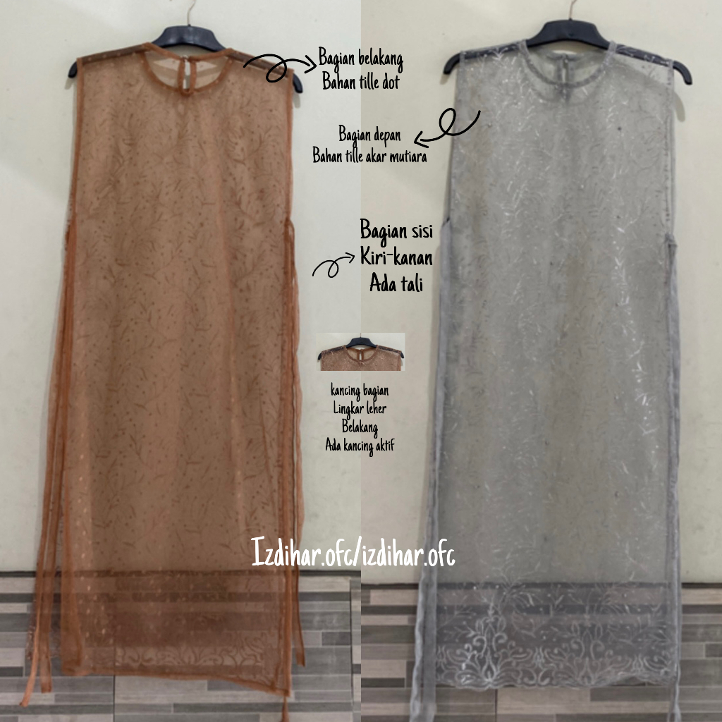 Aira Outer - outer lace jumbo / outer tile LD 120cm / outer panjang / outer brukat / outer tile kondangan / outer brokat kondangan / outer kondangan / Outer Swing Kekinian / Outer Size Besar / Outer Jumbo / Outer Hijab Kondangan