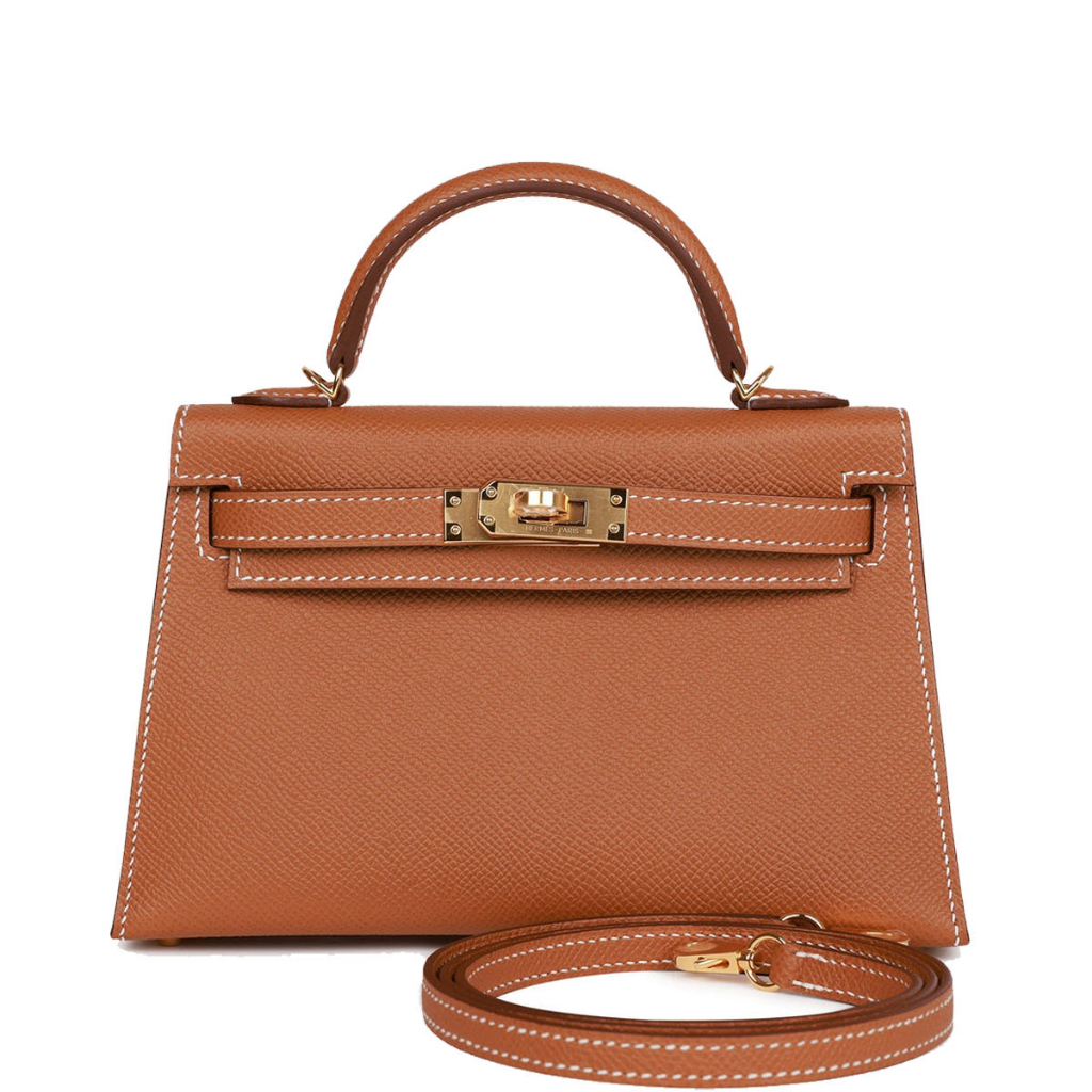 Free Box Sling Bag 26261HERMES Kelly Togo Size 26 Brown Premium