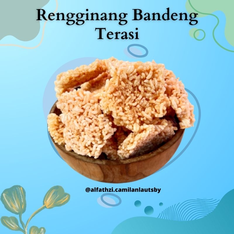 

(Camilan Laut Sby) Rengginang Bandeng Rasa Terasi 250gr