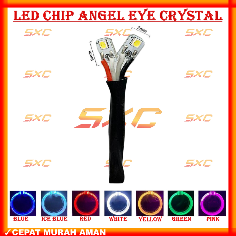ORIGINAL LED CHIP RING KRISTAL BMW LED CHIP ANGEL EYE KRISTAL SHROUD BMW LED RING LAMPU LED CHIP SHR