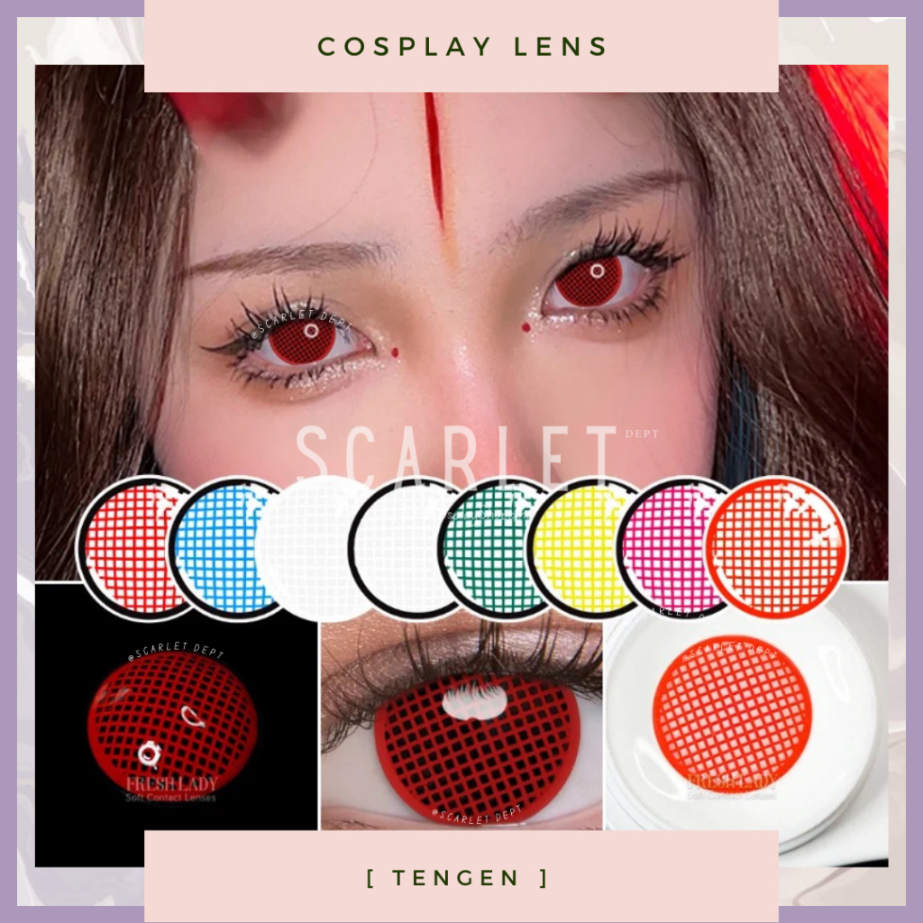 SCARLETDEPT || TENGEN -- Cosplay Lens Mesh Anime Softlens