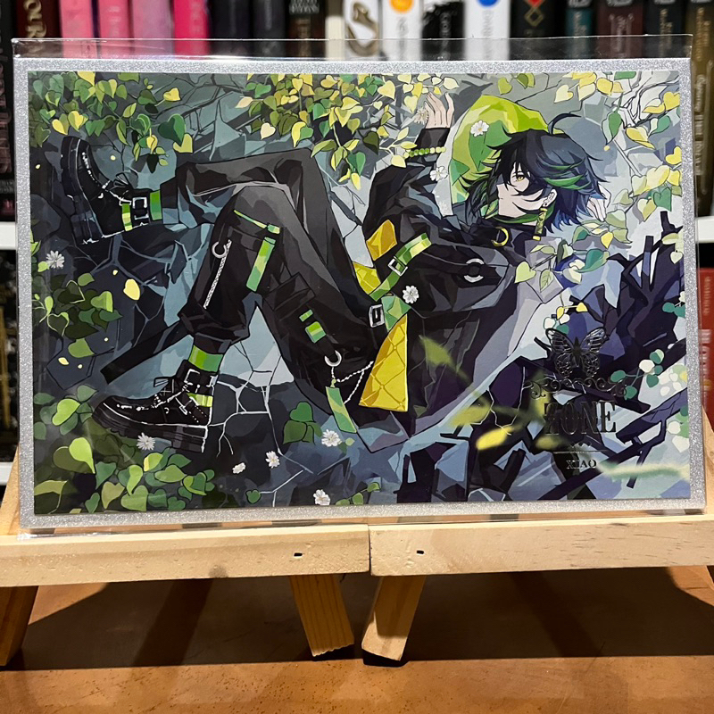 Genshin Postcard shikishi by Spiral Galaxy Fanmerch Diluc Ragnvindr Childe Tartaglia Kazuha Kaedehara Aether Xiao Zhongli Ayato Kamisato Venti