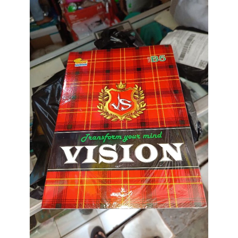 

buku tulis Vision B5 42 lembar,putih,bersih,tebal & halus