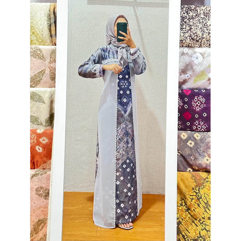 GAMIS JUMPUTAN PALEMBANG ASLI HANDMADE SUTRA SILK